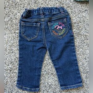 COOGI little girl’s denim jeans labeled size 2T